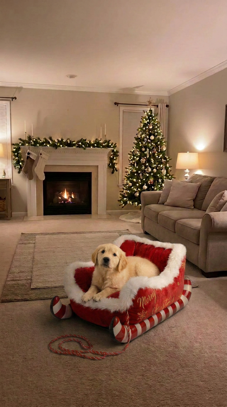 SleighPawsCo dog bed