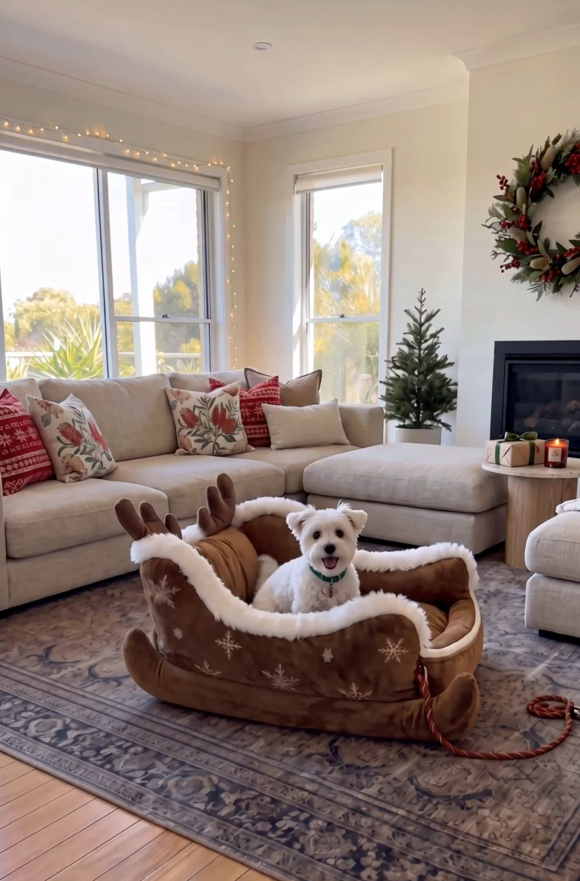 SleighPawsCo dog bed